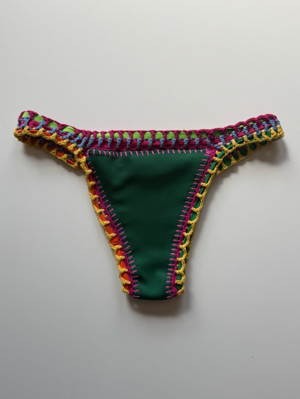 Luxsea Womens Green Crochet Bikini Bottom - Size S - Picture 5 of 16
